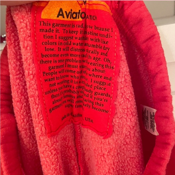 🔴AVAITOR NATION RED SWEATPANTS - Picture 4 of 6